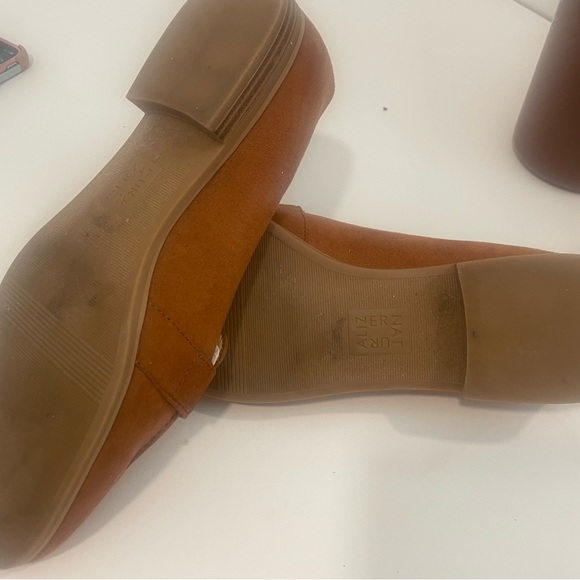 Naturalizer Women's Brown Buckle Loafers - Picture 3 of 5